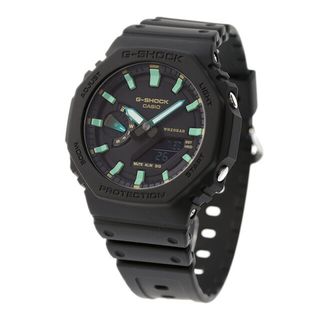 カシオ(CASIO)の【新品】カシオ CASIO G-SHOCK 腕時計 メンズ GA-2100RC-1ADR Gショック クオーツ ブラックxブラック アナデジ表示(腕時計(アナログ))