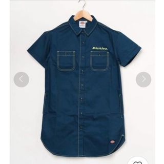 ディッキーズ(Dickies)の【レディース】TCツイル半袖ロングシャツ　ディッキーズ(その他)