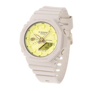 カシオ(CASIO)の【新品】カシオ CASIO G-SHOCK 腕時計 メンズ GMA-S2100NC-4ADR Gショック クオーツ ライトイエローxベージュ アナデジ表示(腕時計(アナログ))