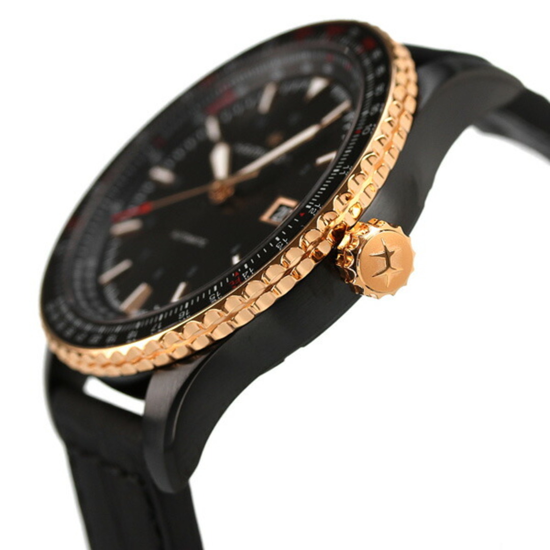 Hamilton(ハミルトン)の【新品】ハミルトン HAMILTON 腕時計 メンズ H76635730 カーキ アビエーション コンバーター オート 42mm 自動巻き（H-10/手巻き付） ブラックxブラック アナログ表示 メンズの時計(腕時計(アナログ))の商品写真