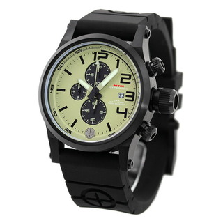 エム(M)の【新品】エム MTM 腕時計 メンズ HC3-SB4-LUMI-BR2B-A ティー エム ハイパーテック クロノ 3 クオーツ（MIYOTA 0S10） ルミダイヤルxブラック アナログ表示(腕時計(アナログ))
