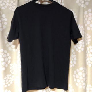 ユニクロ(UNIQLO)のユニクロ　メンズ黒半袖Tシャツ　Ｍ(Tシャツ/カットソー(半袖/袖なし))