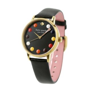 ケイトスペードニューヨーク(kate spade new york)の【新品】ケイトスペード KATE SPADE NEW YORK 腕時計 レディース KSW1767 ニューヨーク メトロ クオーツ ブラックxブラック アナログ表示(腕時計)