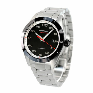 モンブラン(MONTBLANC)の【新品】モンブラン MONTBLANC 腕時計 メンズ 116060 タイムウォーカー 41mm 自動巻き（手巻き付） ブラックxシルバー アナログ表示(腕時計(アナログ))