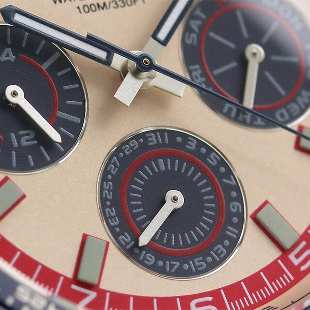 NAUTICA(ノーティカ)の【新品】ノーティカ NAUTICA 腕時計 メンズ NAPP39S27 ピアー39 クオーツ（日本製） ベージュxシルバー アナログ表示 メンズの時計(腕時計(アナログ))の商品写真