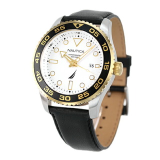 ノーティカ(NAUTICA)の【新品】ノーティカ NAUTICA 腕時計 メンズ NAPPBF141 パシフィック ビーチ 44mm クオーツ ホワイトxブラック アナログ表示(腕時計(アナログ))