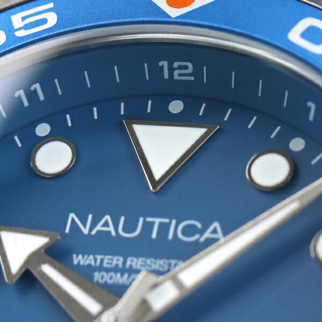 NAUTICA(ノーティカ)の【新品】ノーティカ NAUTICA 腕時計 メンズ NAPPBF146 パシフィック ビーチ 44mm クオーツ ブルーxシルバー アナログ表示 メンズの時計(腕時計(アナログ))の商品写真