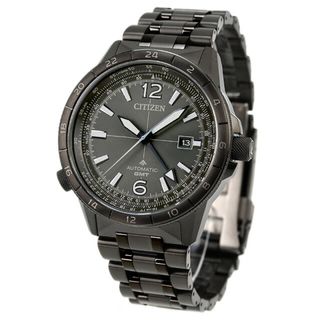 シチズン(CITIZEN)の【新品】シチズン CITIZEN PROMASTER 腕時計 メンズ NB6045-51H プロマスター SKYシリーズ メカニカル 自動巻き ブラックxブラック アナログ表示(腕時計(アナログ))