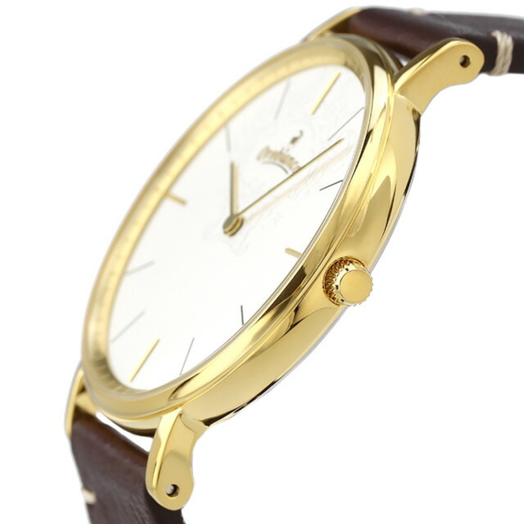 Orobianco(オロビアンコ)の【新品】オロビアンコ Orobianco 腕時計 メンズ OR004-9 クオーツ ホワイトxダークブラウン アナログ表示 メンズの時計(腕時計(アナログ))の商品写真