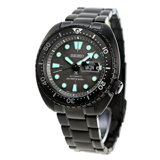 セイコー(SEIKO)の【新品】セイコー SEIKO PROSPEX 「海」シリーズ 腕時計 メンズ SBDY127 プロスペックス ダイバースキューバ 自動巻き ブラックxブラック アナログ表示(腕時計(アナログ))