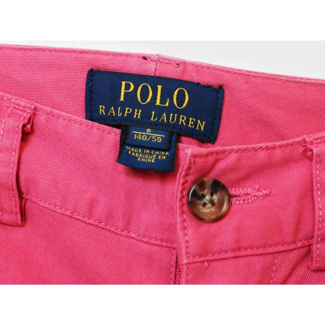 Ralph Lauren(ラルフローレン)の【春物 新入荷!】[ラルフローレン/Ralph Lauren]140cm ロングパンツ/長ズボン ピンク【中古】子供服 キッズ kids ジュニア 女の子 春秋 bottoms 104042 キッズ/ベビー/マタニティのキッズ服女の子用(90cm~)(パンツ/スパッツ)の商品写真