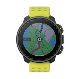 スント(SUUNTO)の【新品】スント SUUNTO 腕時計 メンズ SS050864000 バーティカル ブラック ライム 充電式クオーツ 液晶xイエロー デジタル表示(腕時計(アナログ))