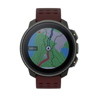 スント(SUUNTO)の【新品】スント SUUNTO 腕時計 メンズ SS050865000 バーティカル ブラック ルビー 充電式クオーツ 液晶xブラウン デジタル表示(腕時計(アナログ))