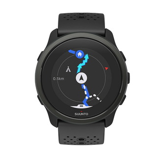 スント(SUUNTO)の【新品】スント SUUNTO 腕時計 メンズ SS050888000 5 ピーク 充電式クオーツ ブラックxブラック デジタル表示(腕時計(アナログ))