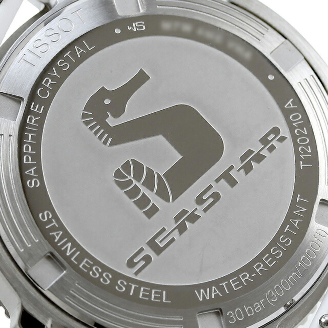 TISSOT(ティソ)の【新品】ティソ TISSOT 腕時計 メンズ T120.210.17.116.00 T-スポーツ シースター 1000 クオーツ ホワイトシェルxホワイト アナログ表示 メンズの時計(腕時計(アナログ))の商品写真