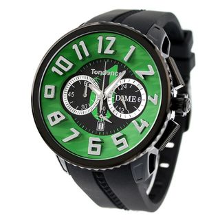 テンデンス(Tendence)の【新品】テンデンス TENDENCE 腕時計 メンズ TG460010S ガリバー 東京ダイム クオーツ グリーンxブラック アナログ表示(腕時計(アナログ))
