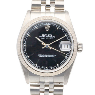 ロレックス(ROLEX)のロレックス デイトジャスト オイスターパーペチュアル 腕時計 時計 ステンレススチール 68274 自動巻き ユニセックス 1年保証 ROLEX  中古(腕時計)