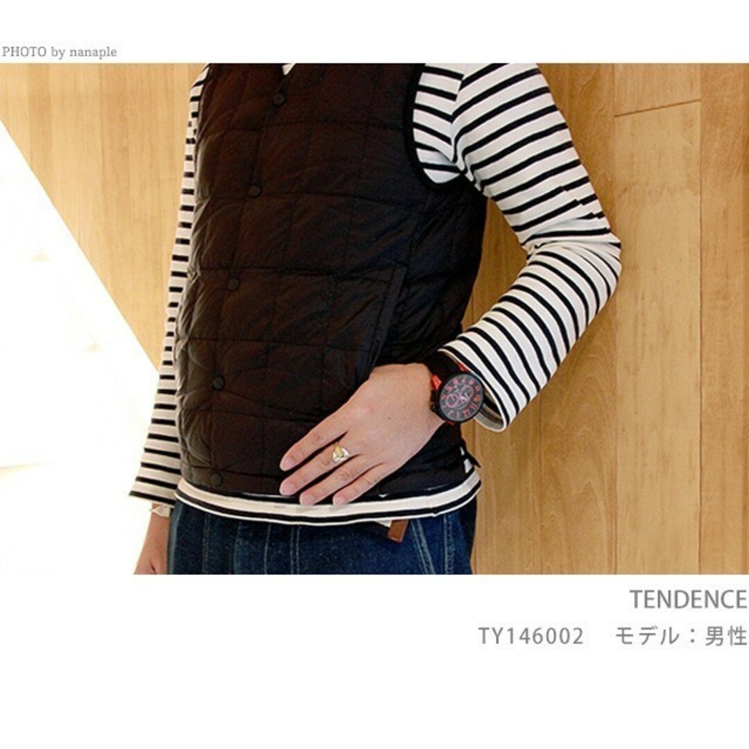 Tendence(テンデンス)の【新品】テンデンス TENDENCE 腕時計 メンズ TY532017 フラッシュ クオーツ ブルーxブラック アナログ表示 メンズの時計(腕時計(アナログ))の商品写真