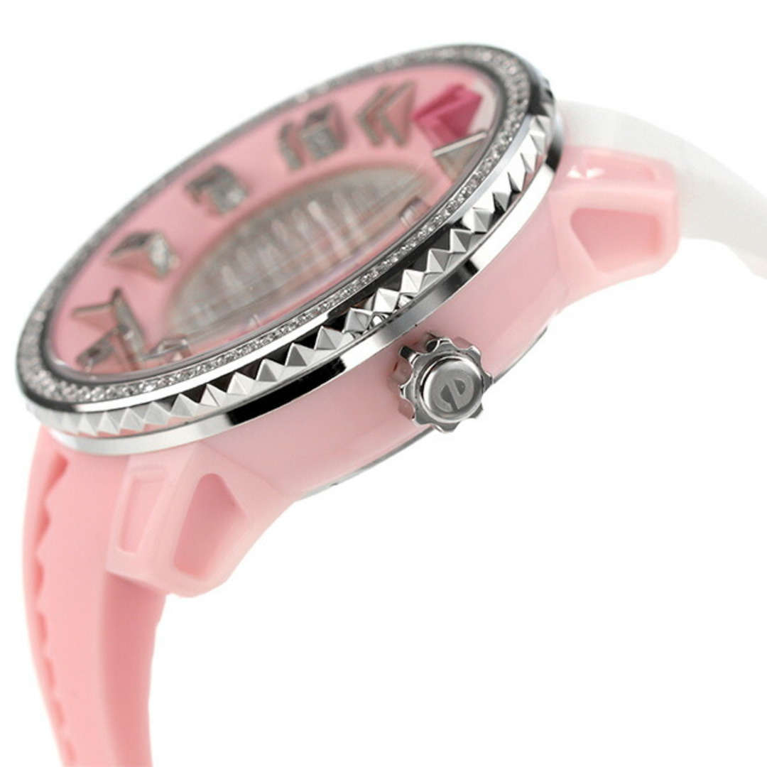 Tendence(テンデンス)の【新品】テンデンス TENDENCE 腕時計 メンズ TY930111S クレイジーミディアム クオーツ シルバーxホワイト/ピンク アナログ表示 メンズの時計(腕時計(アナログ))の商品写真