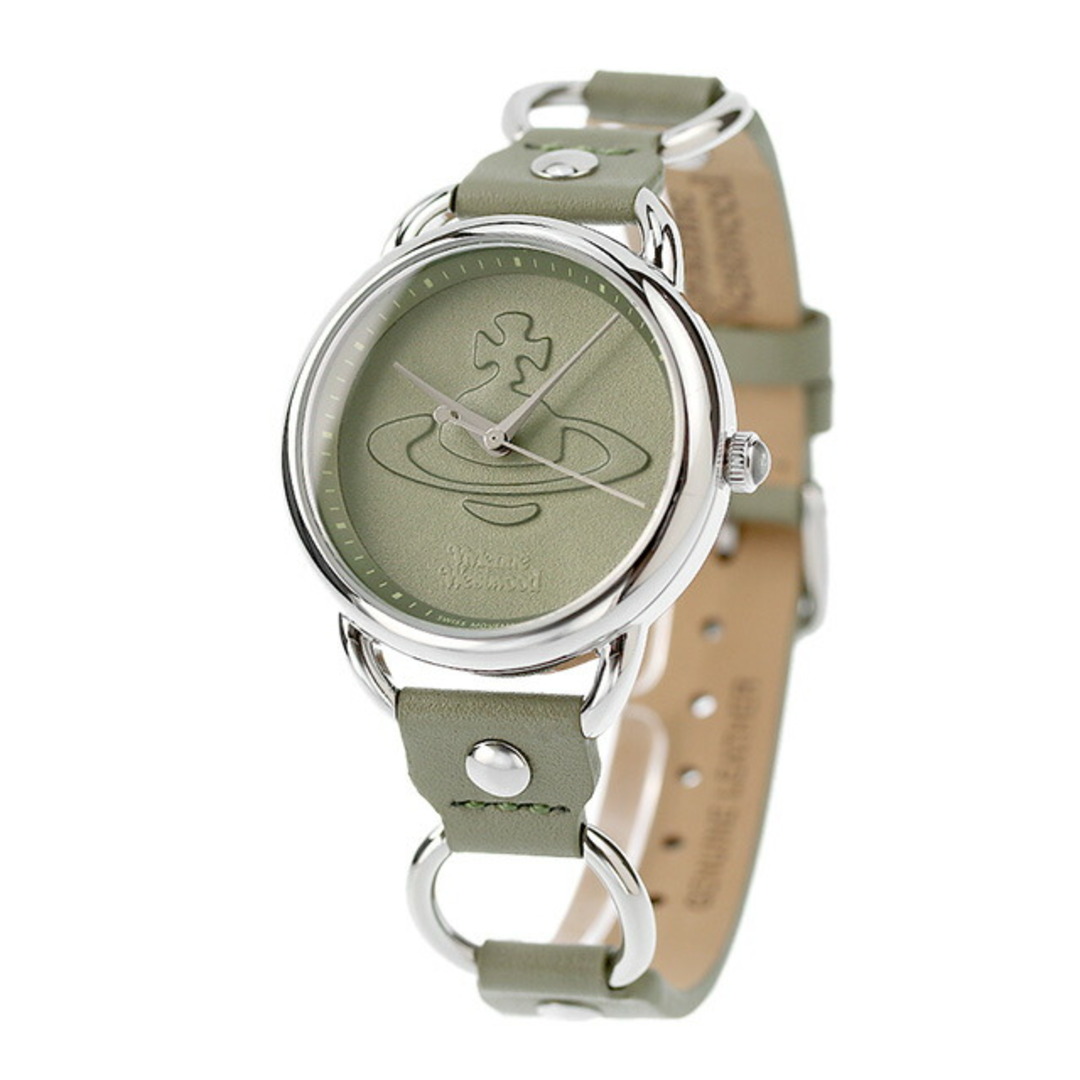 【新品】 Vivienne Westwood 腕時計 レディース VV163OLSL ウエストウッド カーナビー クオーツ カーキxカーキ アナログ表示 レディースのファッション小物(腕時計)の商品写真