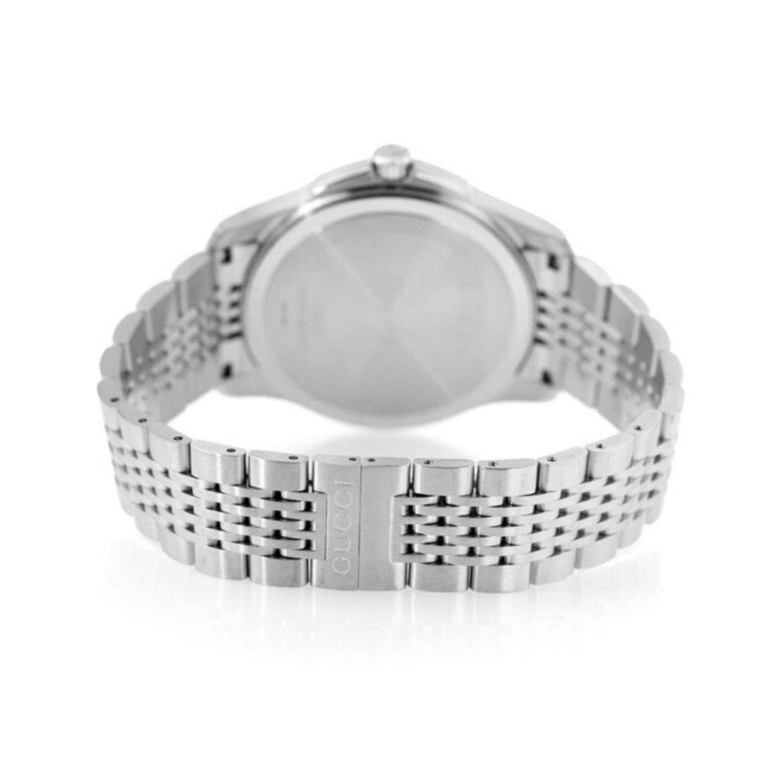 Gucci(グッチ)の【新品】グッチ GUCCI 腕時計 メンズ YA126201 Ｇタイムレス クオーツ ブラックxシルバー アナログ表示 メンズの時計(腕時計(アナログ))の商品写真