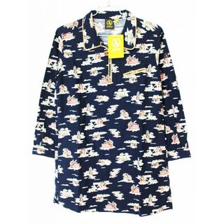 エーグル(AIGLE)の【春物 新入荷!】新品 未使用品[エーグル/AIGLE]120cm 長袖ワンピース 紺 子供服 キッズ kids 女の子 春秋 onepi 104042(ワンピース)