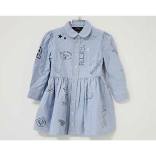 ラルフローレン(Ralph Lauren)の【春物 新入荷!】〓ラルフローレン/Ralph Lauren〓100cm ワンピ―ス 水色 【中古】 子供服 キッズ kids 女の子 春 onpi 923042(ワンピース)