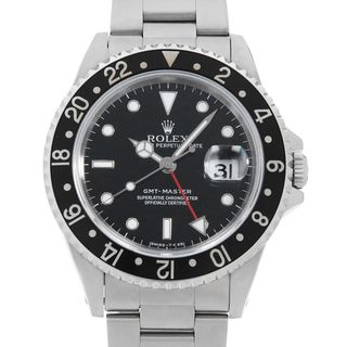 ロレックス(ROLEX)のロレックス GMTマスター 16700 ブラック オールトリチウム シングルバックル T番 メンズ 中古 腕時計(腕時計(アナログ))