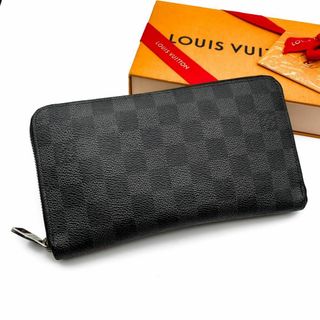 ルイヴィトン(LOUIS VUITTON)の【極美品】ルイヴィトン ダミエ ジッピー オーガナイザー 長財布 メンズ(長財布)