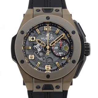 ウブロ(HUBLOT)のウブロ ビックバン フェラーリ マジックゴールド 401.MX.0123.VR メンズ 中古 腕時計(腕時計(アナログ))