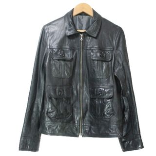 メンズメルローズ(MEN'S MELROSE)のメンズメルローズ レザーブルゾン 羊革 ライダース ジャケット 3 IBO49(レザージャケット)