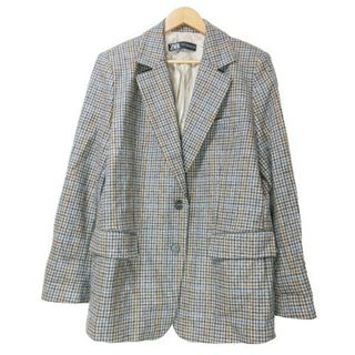 ザラ(ZARA)のザラ 美品 近年 テーラード ジャケット オーバーサイズ  チェック IBO51(テーラードジャケット)