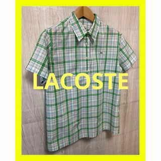 ラコステ(LACOSTE)の美品 LACOSTE ラコステ シャツ 半袖 42(シャツ)