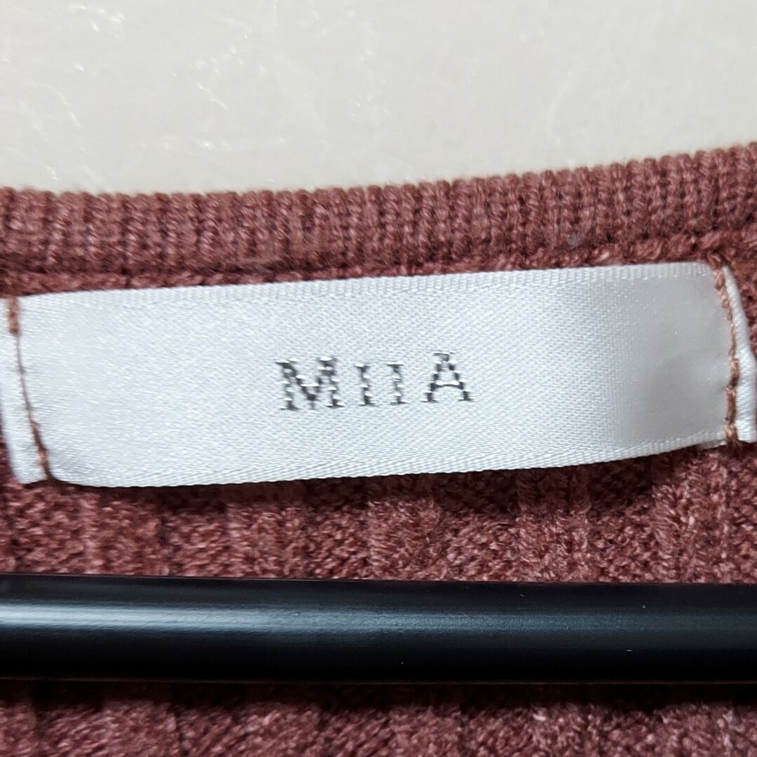 MIIA(ミーア)のMIIA ニットワンピース レディースのワンピース(ロングワンピース/マキシワンピース)の商品写真