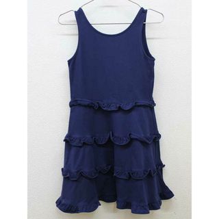 ラルフローレン(Ralph Lauren)の【春夏物 新入荷!】▽ラルフローレン/Ralph Lauren▽140cm ジャンパースカート/ノースリーブワンピース 紺【中古】子供服 キッズ kids ジュニア 女の子 春夏 onepi 104042(スカート)