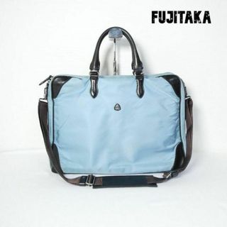 フジタカ(FUJITAKA)の良品 FUJITAKA ナイロン×レザー エンブレム 2WAY ビジネスバッグ(ビジネスバッグ)