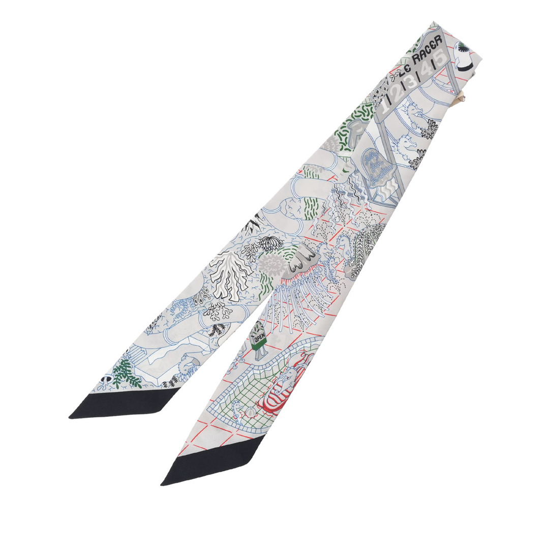 Hermes(エルメス)のエルメス  ツイリー SPRASH PARK スカーフ パールグレー/ヴェ レディースのファッション小物(バンダナ/スカーフ)の商品写真