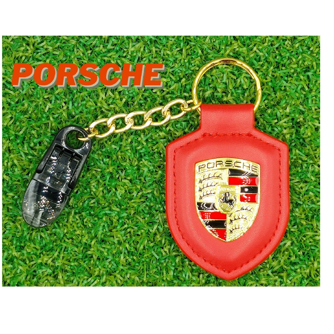 PORSCHE★パターカバーキャッチャー★レッド スポーツ/アウトドアのゴルフ(その他)の商品写真