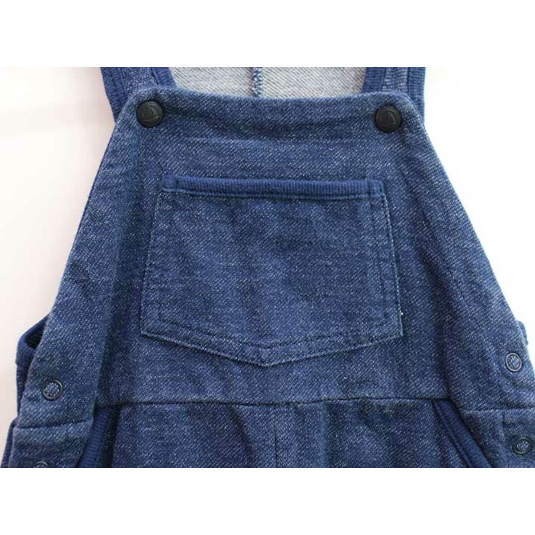 PETIT BATEAU(プチバトー)の【春物 新入荷!】▽プチバトー/PETIT BATEAU▽74cm オーバーオール/サロペット インディゴ【中古】子供服 キッズ kids ベビー服 baby 男の子 春秋冬 onepi 033042 キッズ/ベビー/マタニティのベビー服(~85cm)(その他)の商品写真