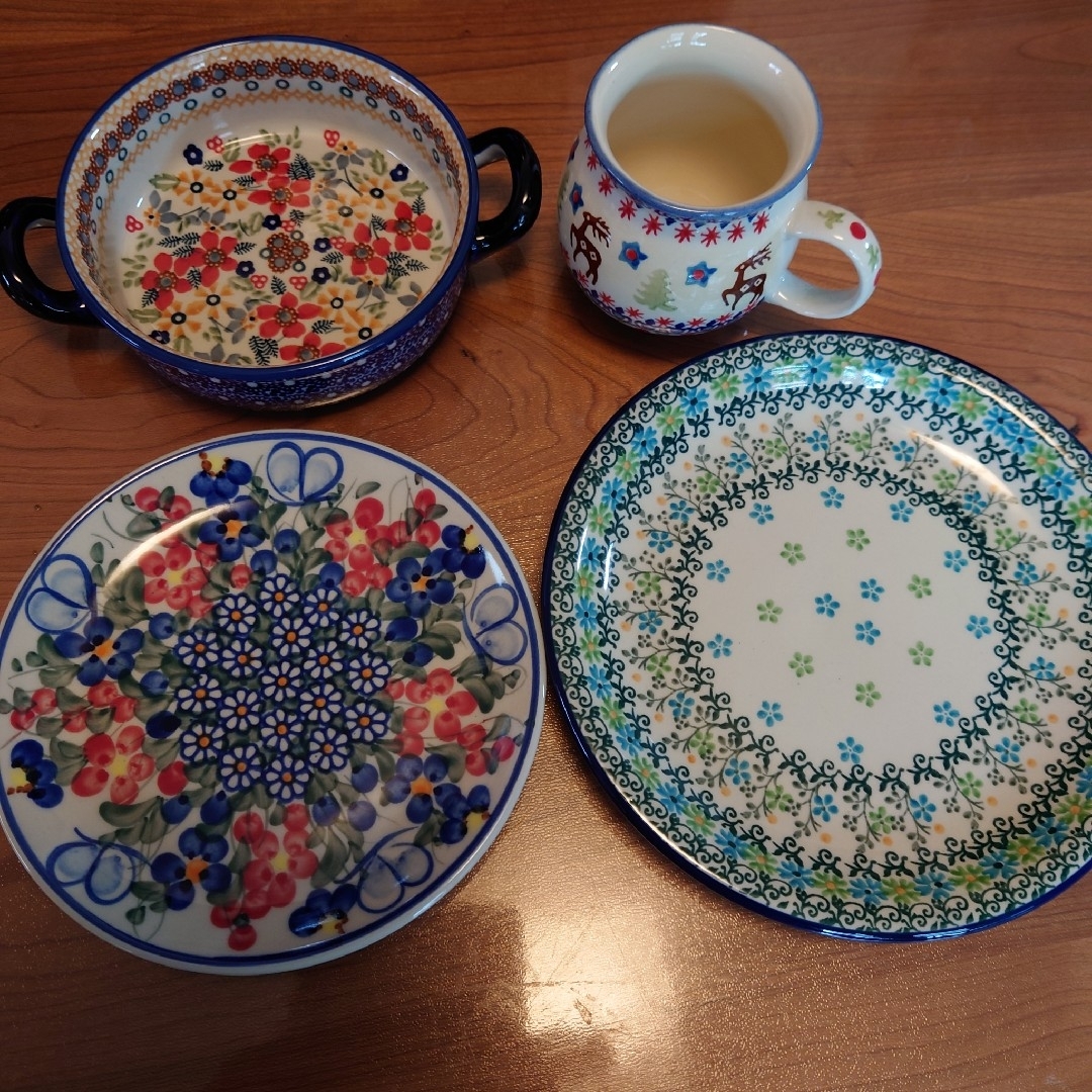 Polish Pottery(ポーリッシュポタリー)のポーリッシュポタリー食器セット インテリア/住まい/日用品のキッチン/食器(食器)の商品写真