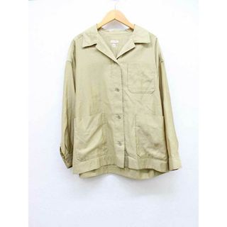 DRESSTERIOR - 【春物新入荷】■DRESSTERIOR/ドレステリア■モールスキンシャツブルゾン/長袖 カーキ レディース 38 【中古】春夏 033042