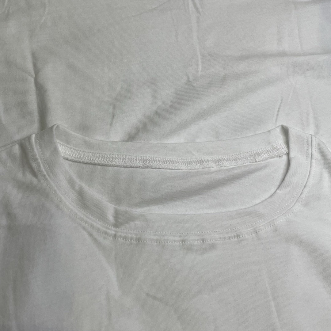 トップス Tシャツ 半袖 レディース カジュアル ハート 白 新古品 未使用 レディースのトップス(Tシャツ(半袖/袖なし))の商品写真