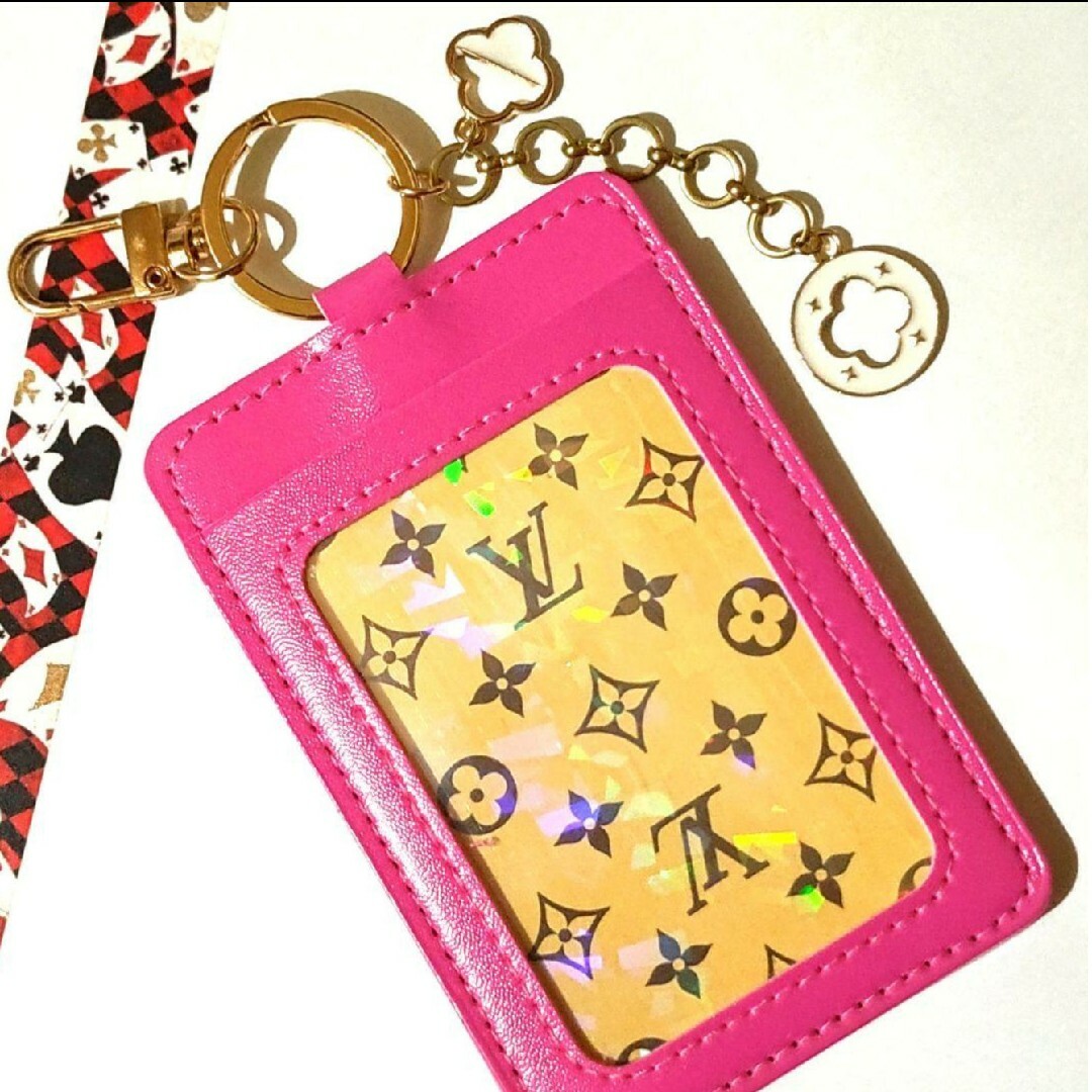 LOUIS VUITTON(ルイヴィトン)の希少♥LOUIS VUITTON♦モノグラムトランプ １枚 新品パスケース　㉚ レディースのファッション小物(パスケース/IDカードホルダー)の商品写真