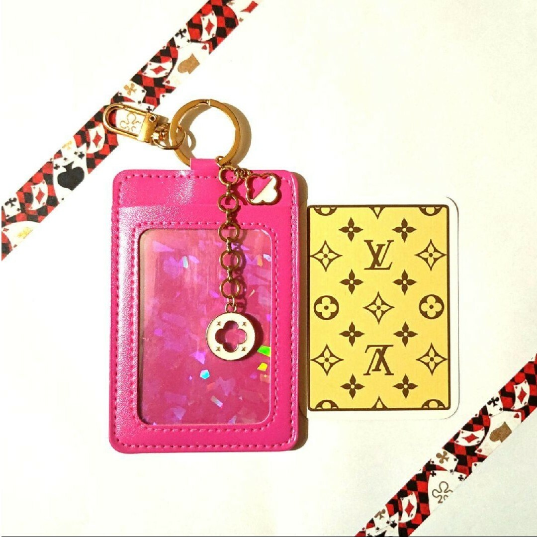 LOUIS VUITTON(ルイヴィトン)の希少♥LOUIS VUITTON♦モノグラムトランプ １枚 新品パスケース　㉚ レディースのファッション小物(パスケース/IDカードホルダー)の商品写真