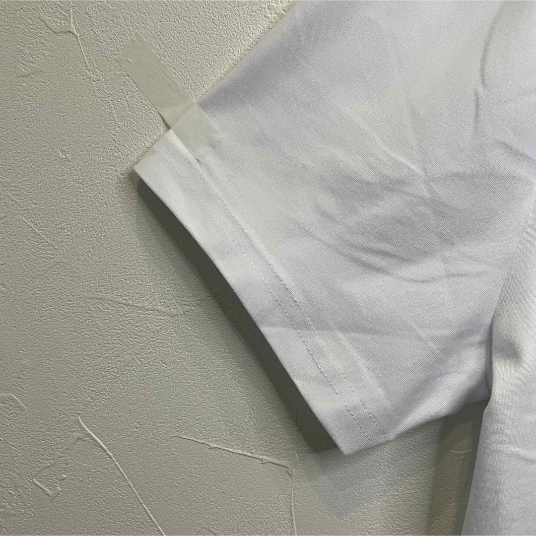 トップス Tシャツ 半袖 カジュアル レディース ラウンドネック 白 S L レディースのトップス(Tシャツ(半袖/袖なし))の商品写真