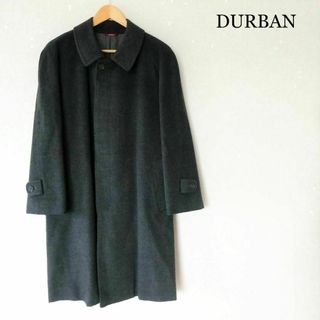 D’URBAN - 美品 ダーバン 比翼ボタン ロング丈 ステンカラーコート バルマカーンコート