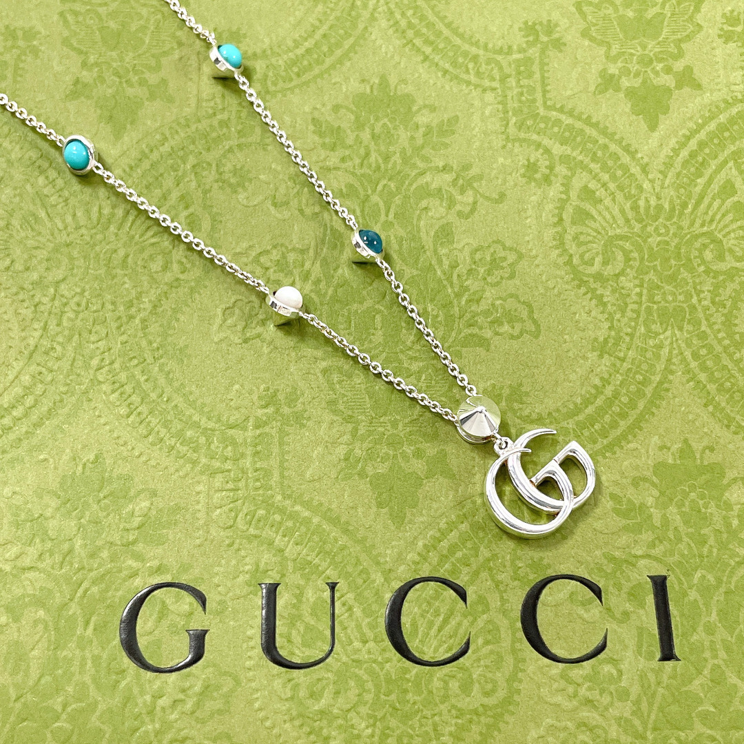 Gucci(グッチ)のグッチ ネックレス ダブルG   527399 J8474 8517 レディースのアクセサリー(ネックレス)の商品写真