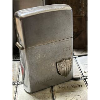 ジッポー(ZIPPO)の【ベトナムZIPPO】本物 1970年製ベトナムジッポー「米軍部隊章」(タバコグッズ)