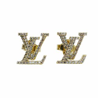 ルイヴィトン(LOUIS VUITTON)のLOUIS VUITTON ルイ ヴィトン ピアス LV アイコニック ストラス ゴールド ラインストーン M00609 VA1212 レディース メンズ 現行 人気 アクセサリー(ピアス)