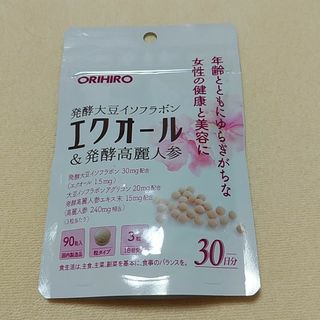 オリヒロ(ORIHIRO)のエクオール＆発酵高麗人参　30日分(その他)